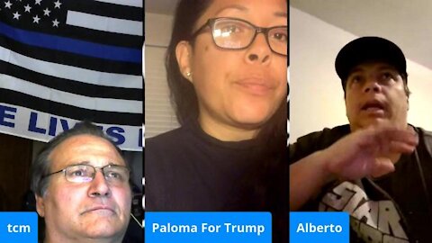 Paloma for Trump for congress covering the Caravan invasion