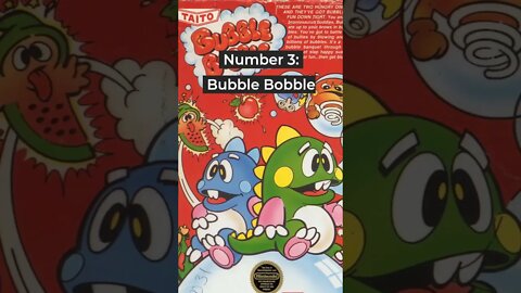 Top 10 Games of 1986 | Number 3: Bubble Bobble #shorts