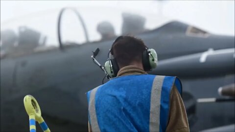 F-15E Strike Eagles take off for the start of Tactical Learning Program 22-1