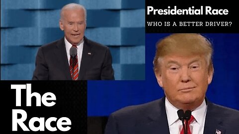 The Epic Bus Race: Trump vs Biden #TrumpFaceOff #bidengaffe