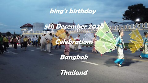 King's Birthday Celebration in Bangkok, Thailand