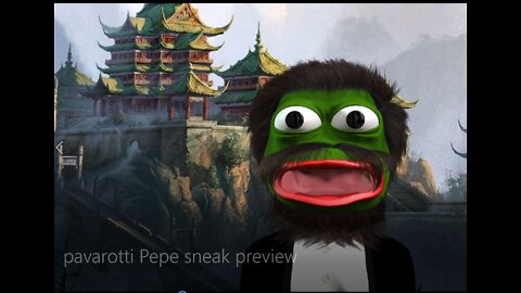 Pepe the Frog as Pavarotti in "Nessun Dorma"