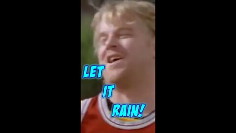 Let It Rain!! Philip Seymour Hoffman makes buckets...