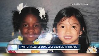 Cruise ship friends reunited thanks to Twitter