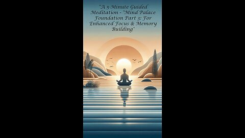 A 5-Minute Guided Meditation - "Mind Palace Foundation Part 3: For Enhanced Focus & Memory Building"