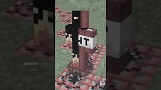 MINECRAFT: ATHOS TRANSFORMA VACA EM TNT #shorts