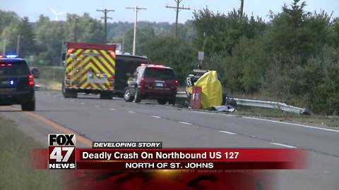 1 dead in US 127 crash north of St. Johns