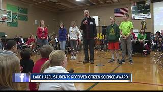 Boise students receive Citizens Science trophy