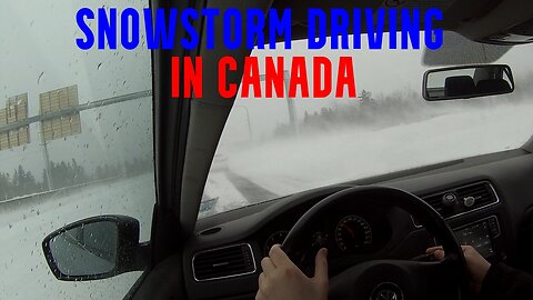 Driving in Aftermath of Feb. 2024 NS, Canada Snowstorm | Quick Drive