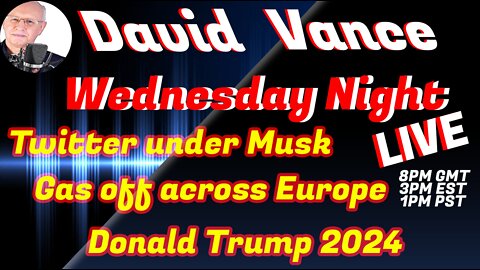 David Vance Wednesday Night LIVE