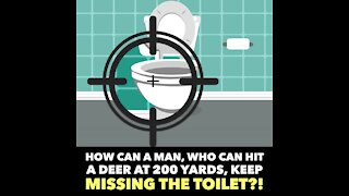 Man missing toilet [GMG Originals]