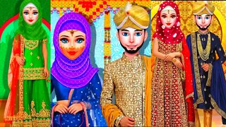 Muslim girl wedding & dressup-indian wedding game-wedding game-girl games-new game 2023@TLPLAYZYT