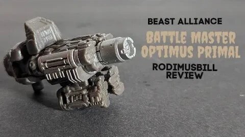 Rise of the Beasts Optimus Primal Beast Alliance Battle Master Figure - Rodimusbill Review