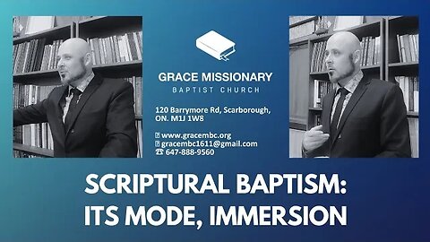 BAPTISM: ITS MODE, IMMERSION