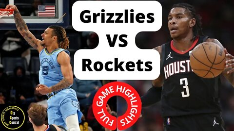 Rockets vs Grizzlies Highlights | Game Highlights From Today