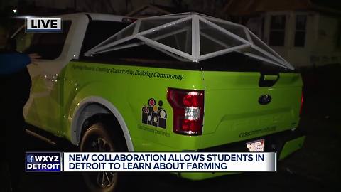 New initiative allows students in Detroit to learn about farming