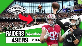 Raiders vs. 49ers Postgame Reaction LIVE