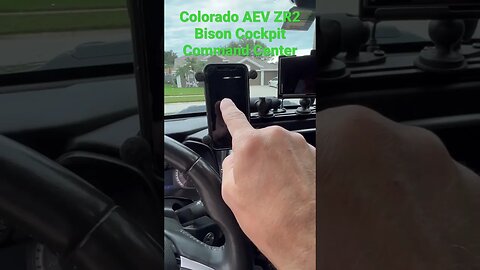 Cockpit Command Center in Chevy Colorado AEV Bison for Overlanding and Off-Roading #shorts