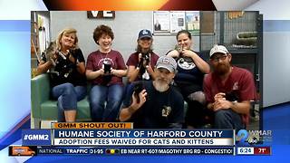 Good morning from the Humane Society of Harford County!