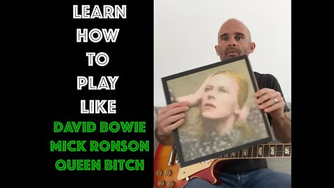 How To Play Queen Bitch by David Bowie/Mick Ronson on Guitar - Beginner Players