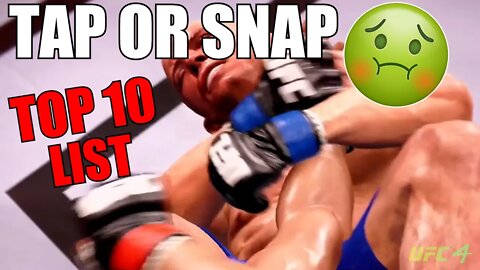 TOP 10 BEST KNOCKOUTS SUBMISSIONS! EA SPORTS UFC 4 EPIC FUNNY LIST