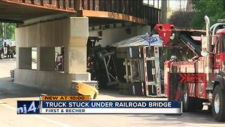 Railroad bridge hit twice in less than a week in Walker's Point