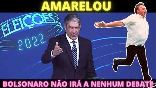 CONFIRMADO - Bolsonaro não irá a nenhum debate - Entenda