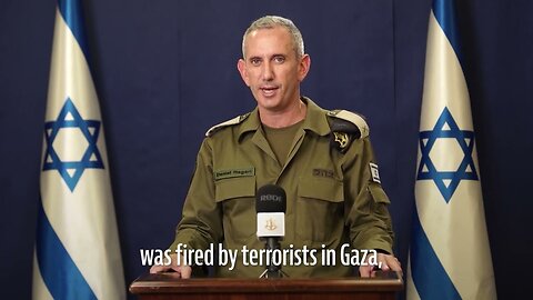 A Briefing by IDF Spokesperson RAdm. Daniel Hagari.