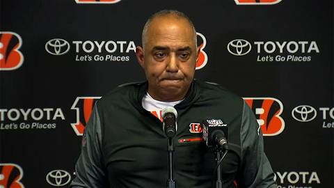 Marvin Lewis said ESPN’s report about him leaving is not accurate