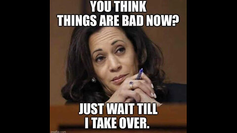 Kamala with her finger on the Nuclear Button until January 20th, 2025