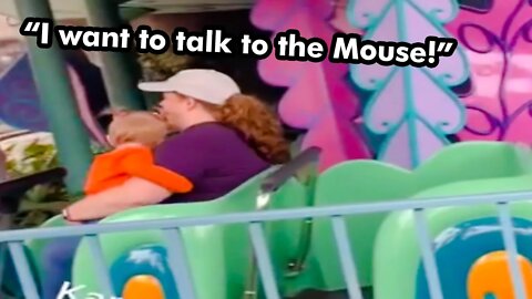 Karen cuts the line at Disneyland, gets mad when confronted