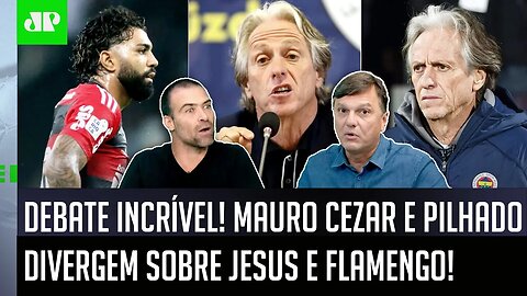 "NÃO! ISSO É UMA LOUCURA!" Mauro Cezar e Pilhado DIVERGEM em DEBATE INCRÍVEL Jorge Jesus e Flamengo
