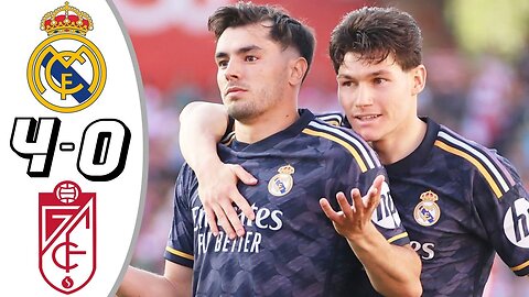 Real Madrid vs Granada 4-0 - All Goals & Highlights - 2024