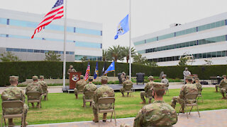 02/09/2021 SMC Airmen turned Guardians in morning transfer ceremony