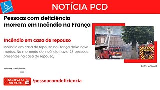 Incêndio em casa de repouso para pessoas com deficiência na França deixa nove mortos