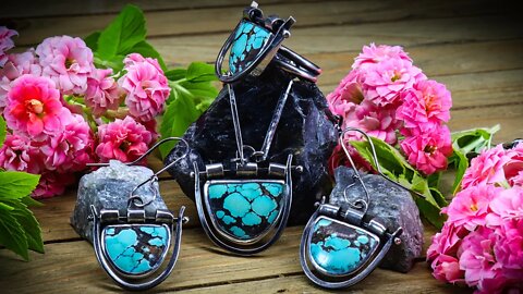 Moving Vintage Styled Turquoise Jewelry Made from Scratch