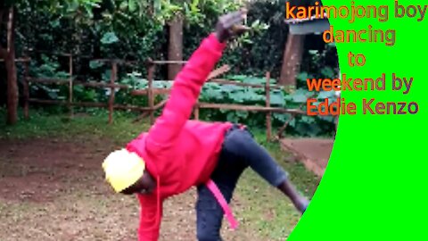 Karimojong boy dances to Weekend by Eddie Kenzo