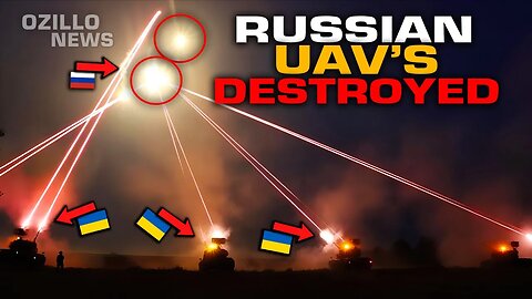 4 MINUTES AGO! DIRECT HIT! Ukrainian Army Destroyed 24 Russian Shahed UAVs!