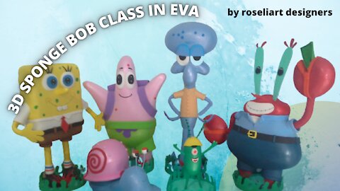 ✅ 3D SPONGE BOB CLASS IN EVA