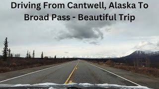 Driving From Cantwell To Broad Pass - Beautiful Trip
