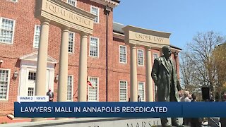 Lawyers Mall rededicated in Annapolis