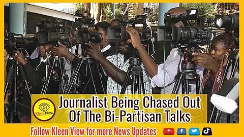 Journalist Chased Out Of The Bi-Partisan Talks!