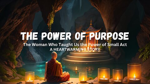 THE POWER OF PURPOSE - A WOMAN WHO TAUGHT US THE POWER OF SMALL ACT