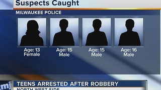 4 Milwaukee teens arrested for carjacking