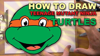 How To Draw Teenage Mutant Ninja Turtles • Draw With Charles Web Series
