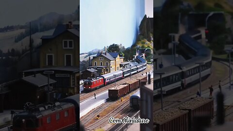 Passenger Trains Miniature || #short #shorts #train #kereta #keretaapi #miniature #railway ||