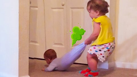 Double Trouble: Hilarious Baby Sibling Moments That Will Make You Laugh || Cool Peachy