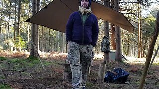 test footage before filming..woodland wildcamping 20th Jan 2022