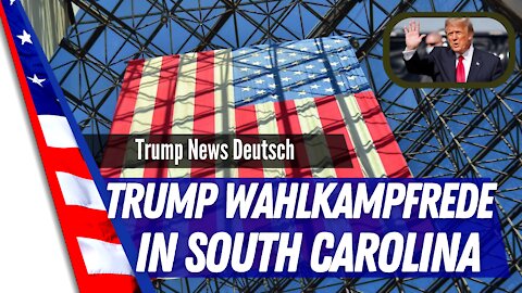Donald Trump hält Wahlkampfrede in South Carolina.