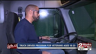 Truck driver program for veterans ages 18-20